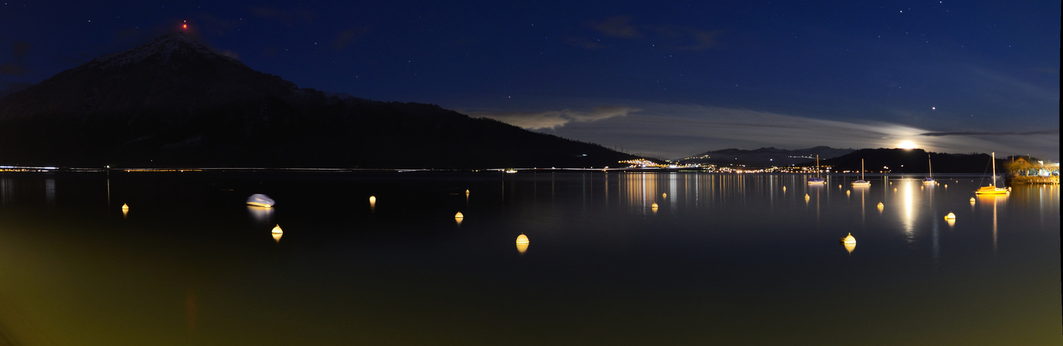 Vollmond am Zugersee