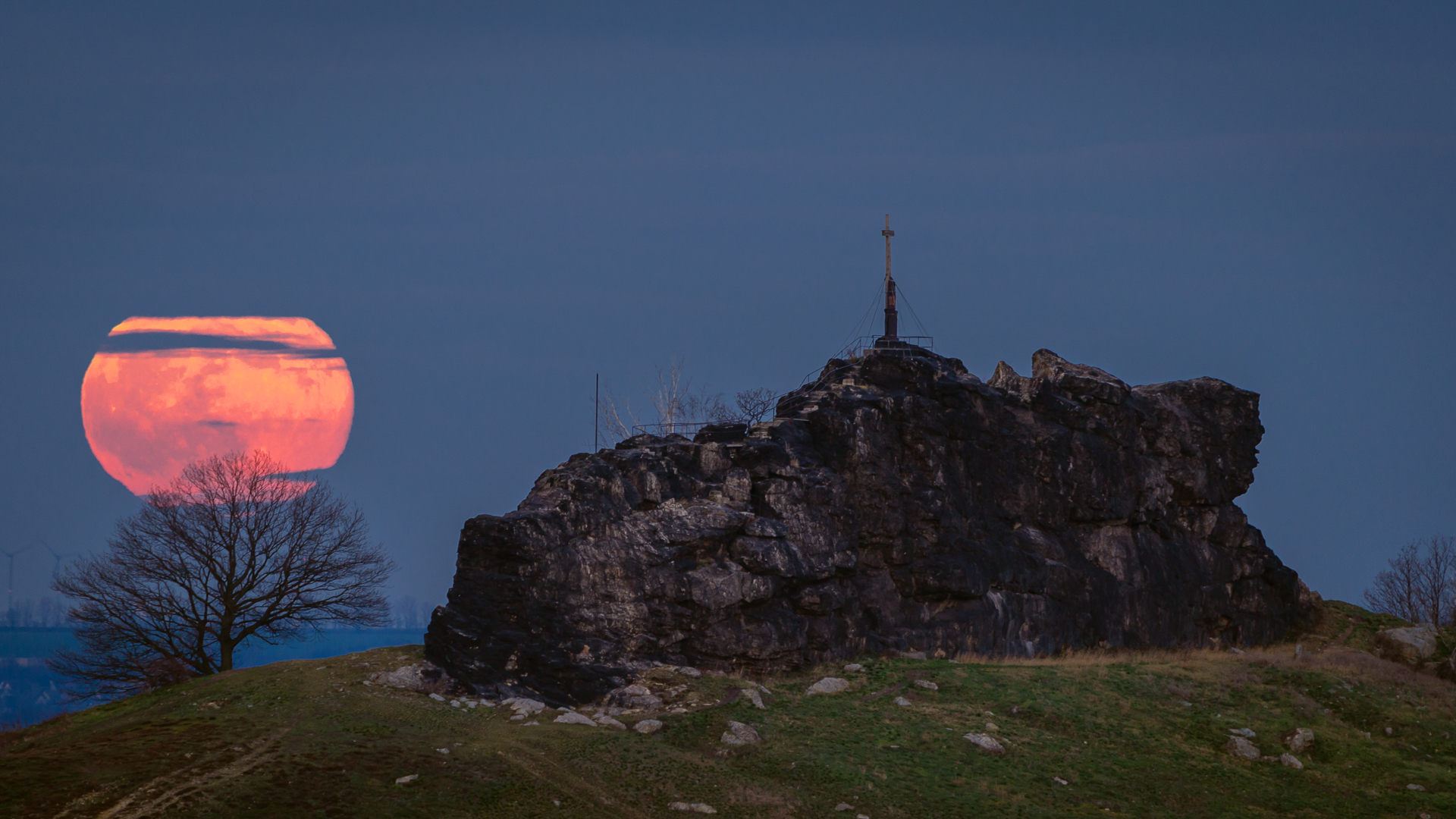 Vollmond an den Gegensteinen (1)