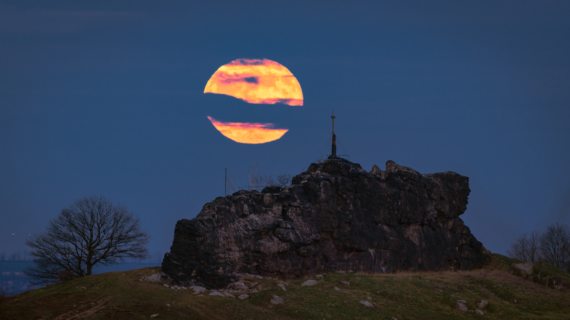 Vollmond an den Gegensteinen (2)