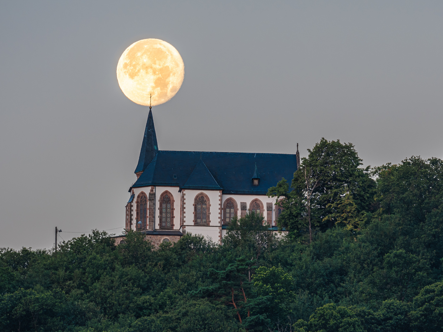 Vollmond an der Annakapelle