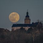 Vollmond an der Burg Falkenstein