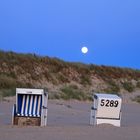 Vollmond an der Nordsee