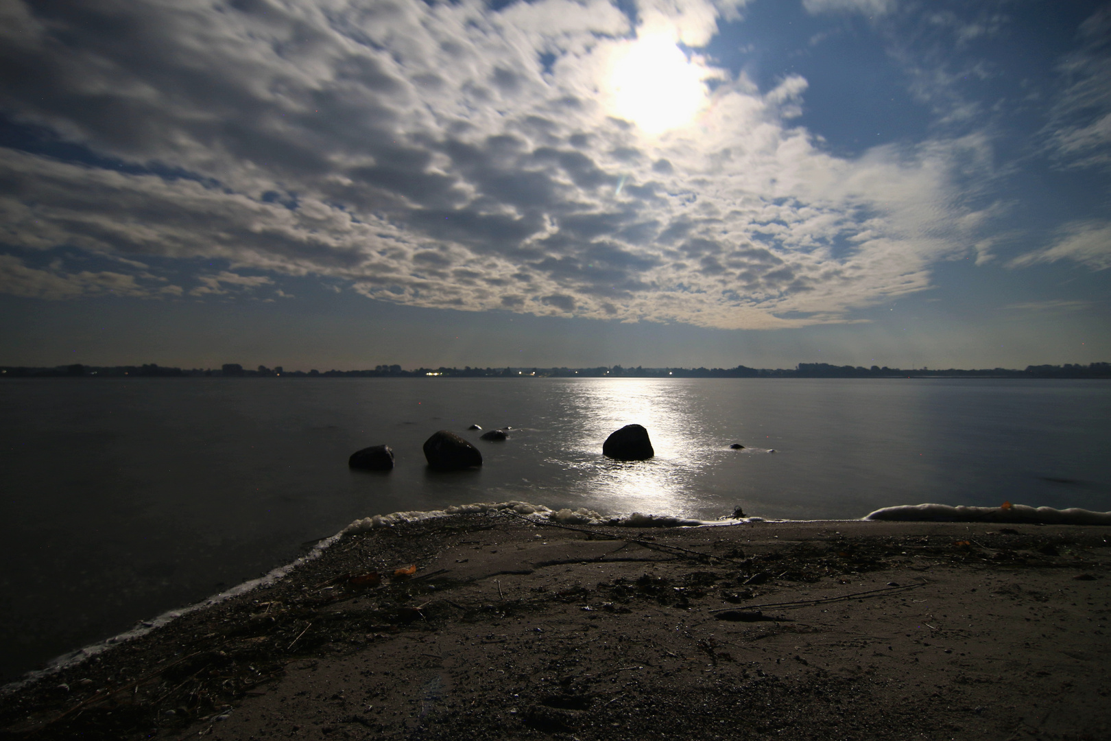 Vollmond an der Schlei!