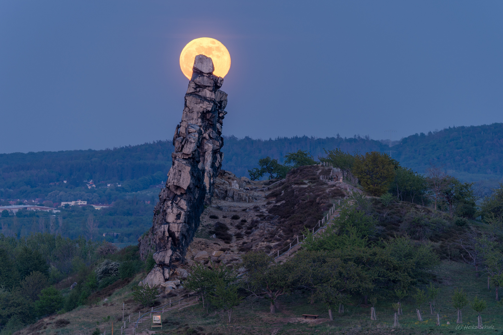 Vollmond an der Teufelsmauer