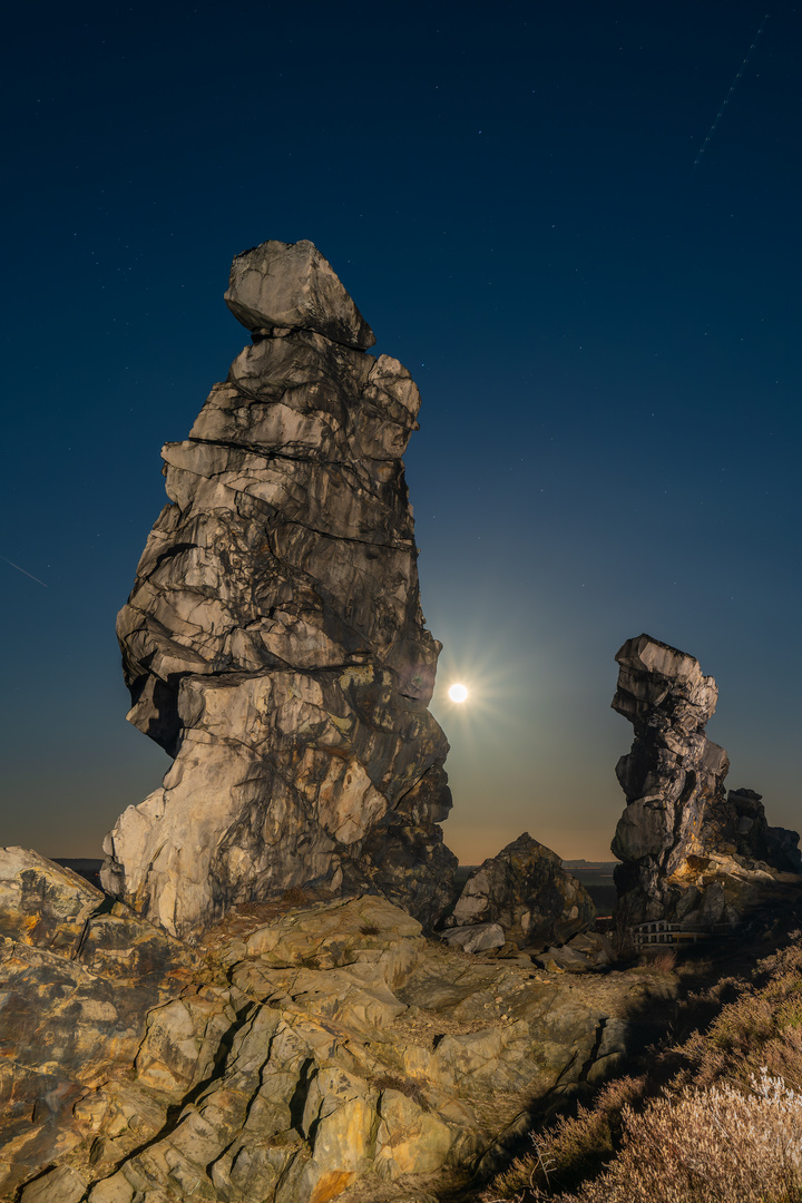 Vollmond an der Teufelsmauer