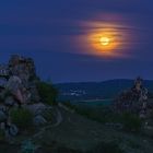 Vollmond an der Teufelsmauer bei Weddersleben