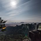 Vollmond an der Wehlnadel - Elbsandsteingebirge