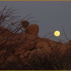 Vollmond an Vogelnestern Namibia Ca-col