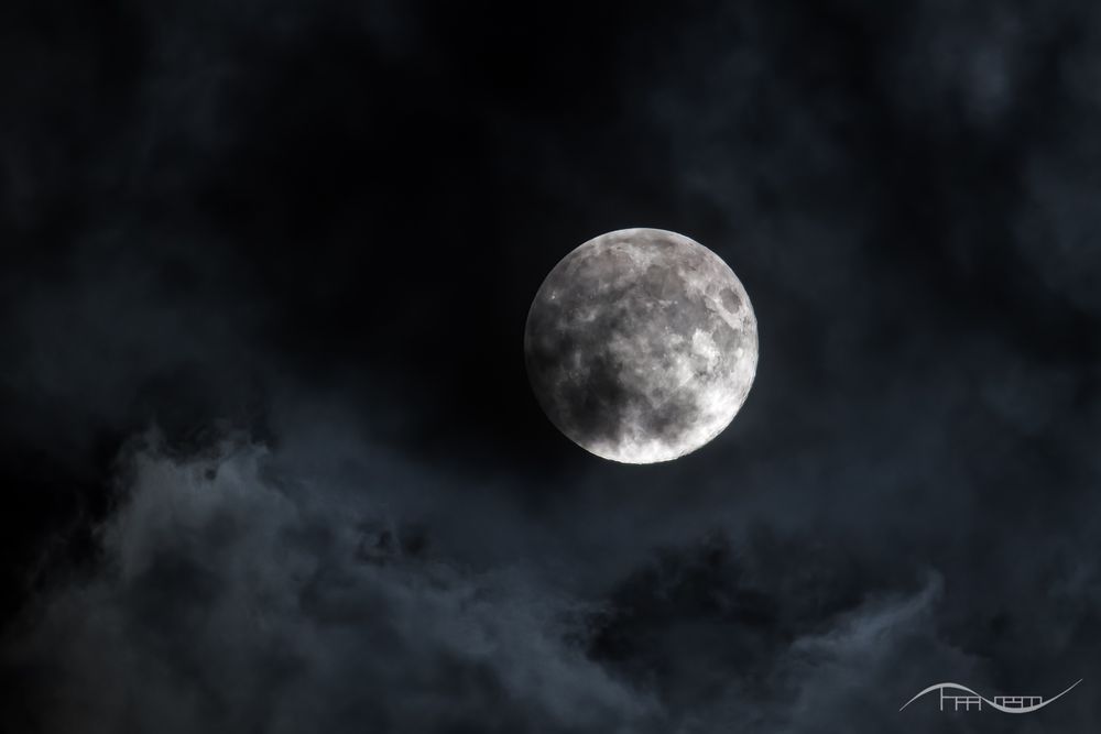 Vollmond April 2019 Foto & Bild | mondaufnahmen, himmel ...