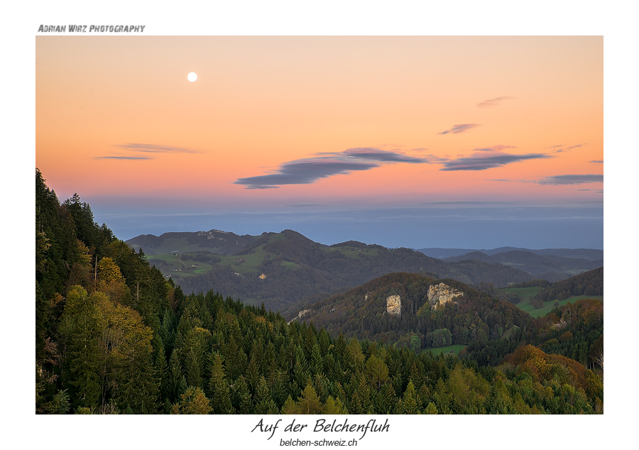 Vollmond auf der Belchenfluh