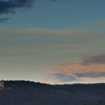 Vollmond bei der Burg Plesse