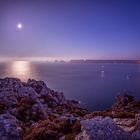 Vollmond bei Pointe de Penhir...