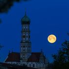 Vollmond bei St. Ulrich und Afra