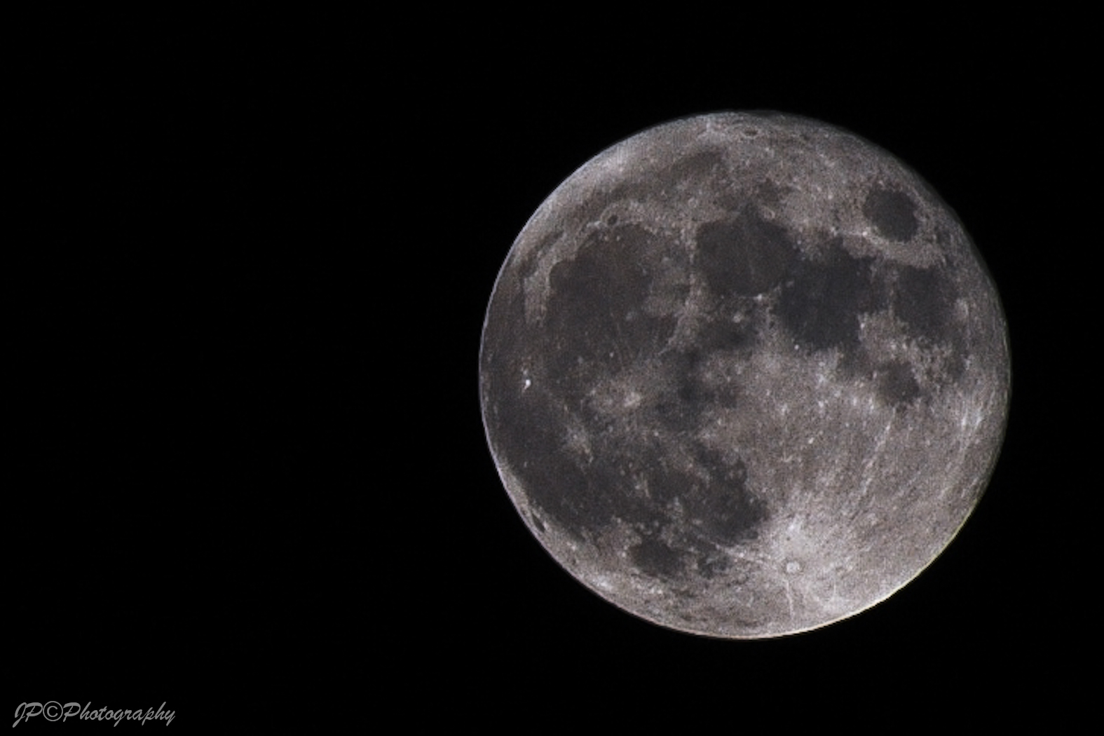 Vollmond bei Sternenklarer Nacht