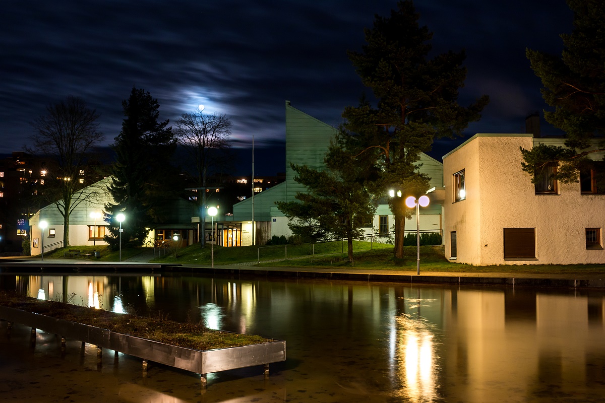 Vollmond beschienen