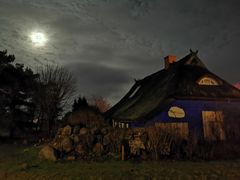 Vollmond Blaue Scheune / Insel Hiddensee  