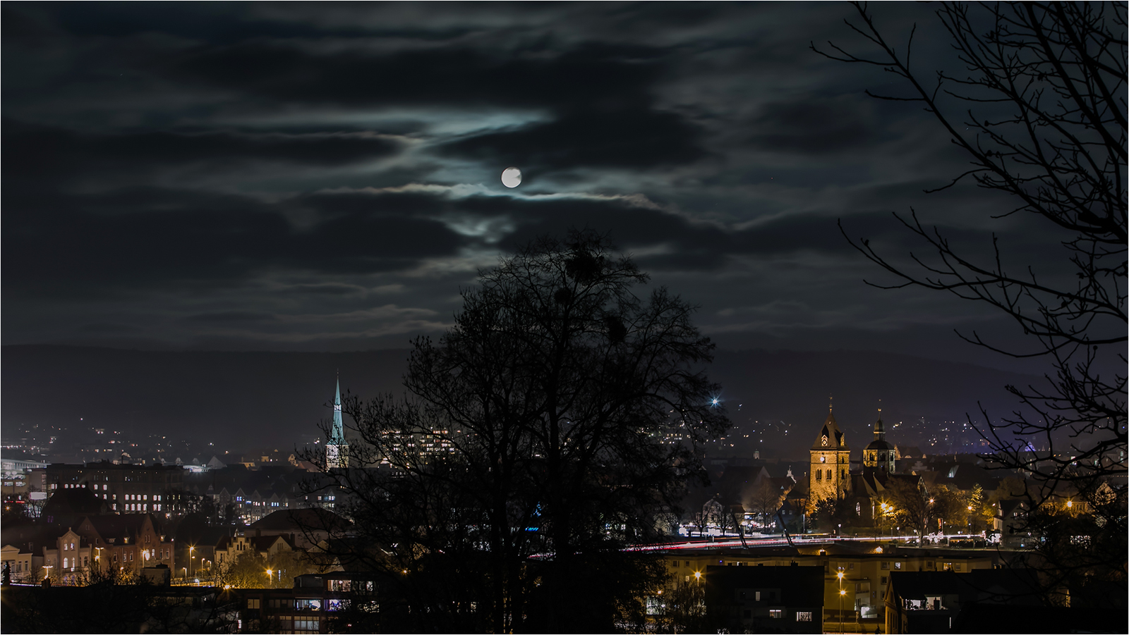 Vollmond eisgekühlt