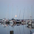 Vollmond Hafen Kloster / Hiddensee