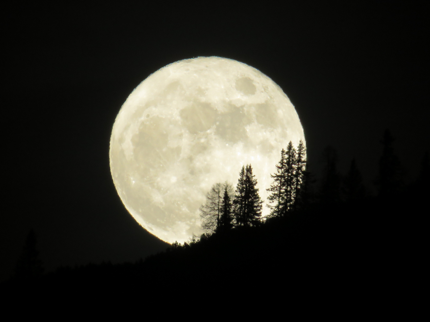 Vollmond im Lechtal 