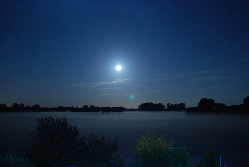 Vollmond im Moor