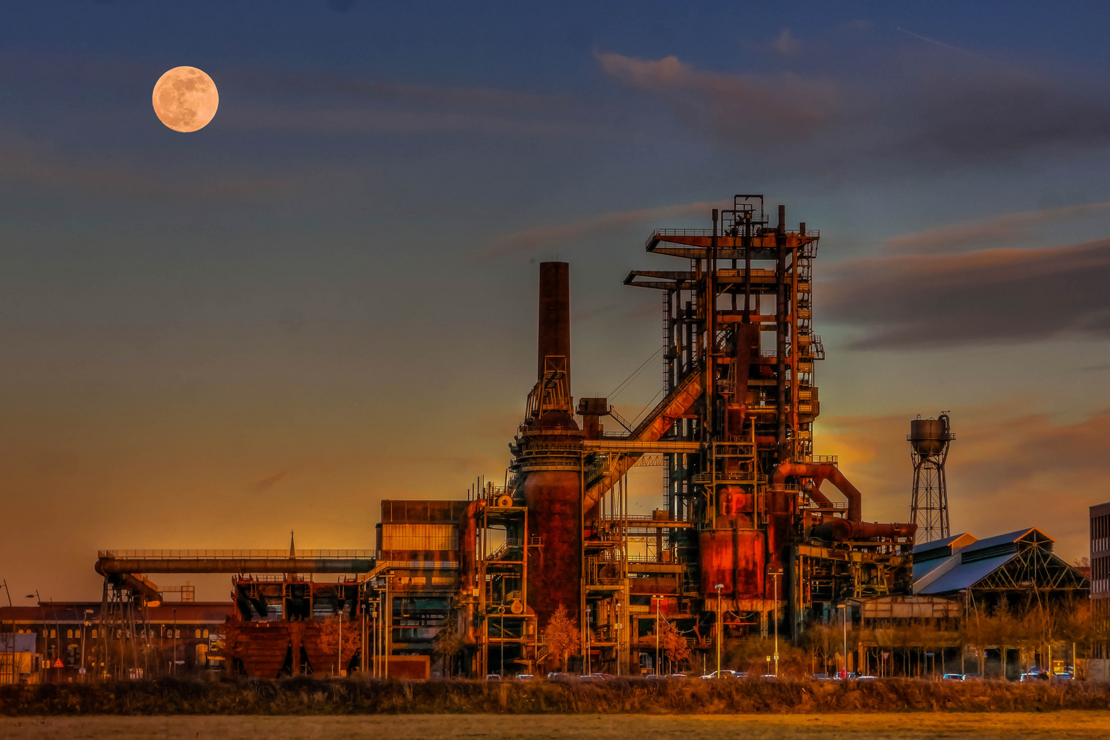 Vollmond im Ruhrgebiet