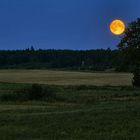 Vollmond im Sonnenuntergang 2