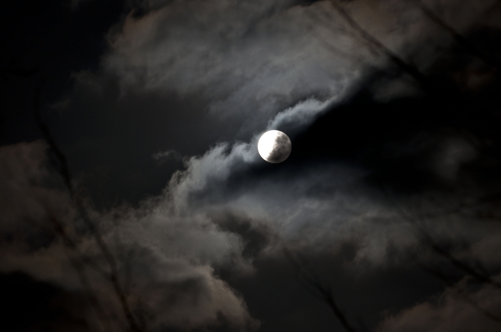 Vollmond in Bad Segeberg