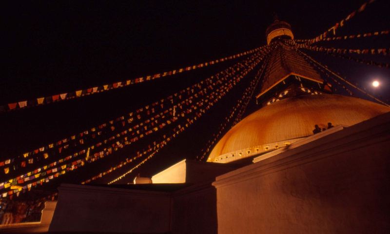 Vollmond in Boudha