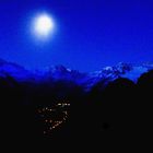 Vollmond in den Alpen