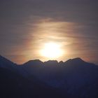 Vollmond in den Bergen