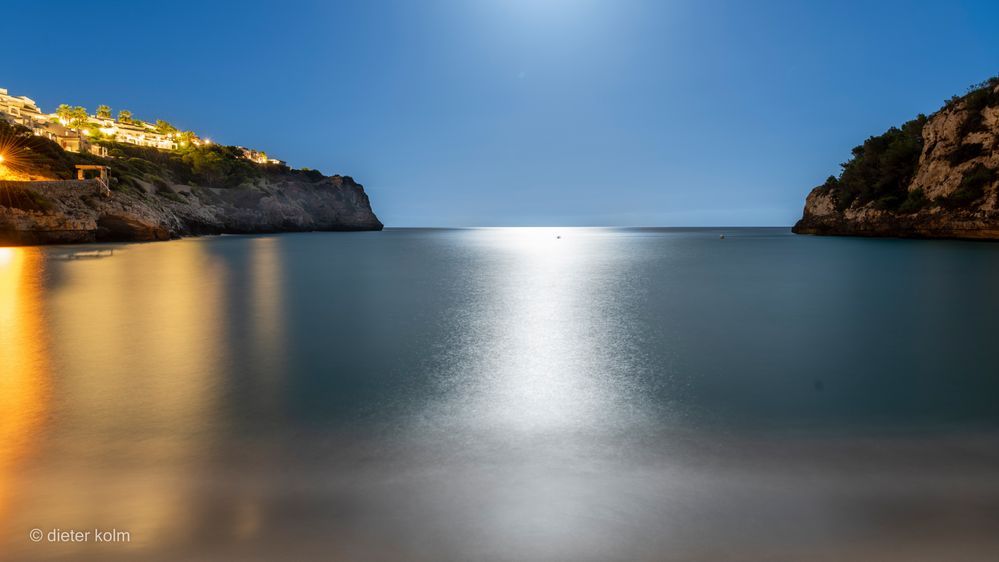 Vollmond in der Cala Romantica