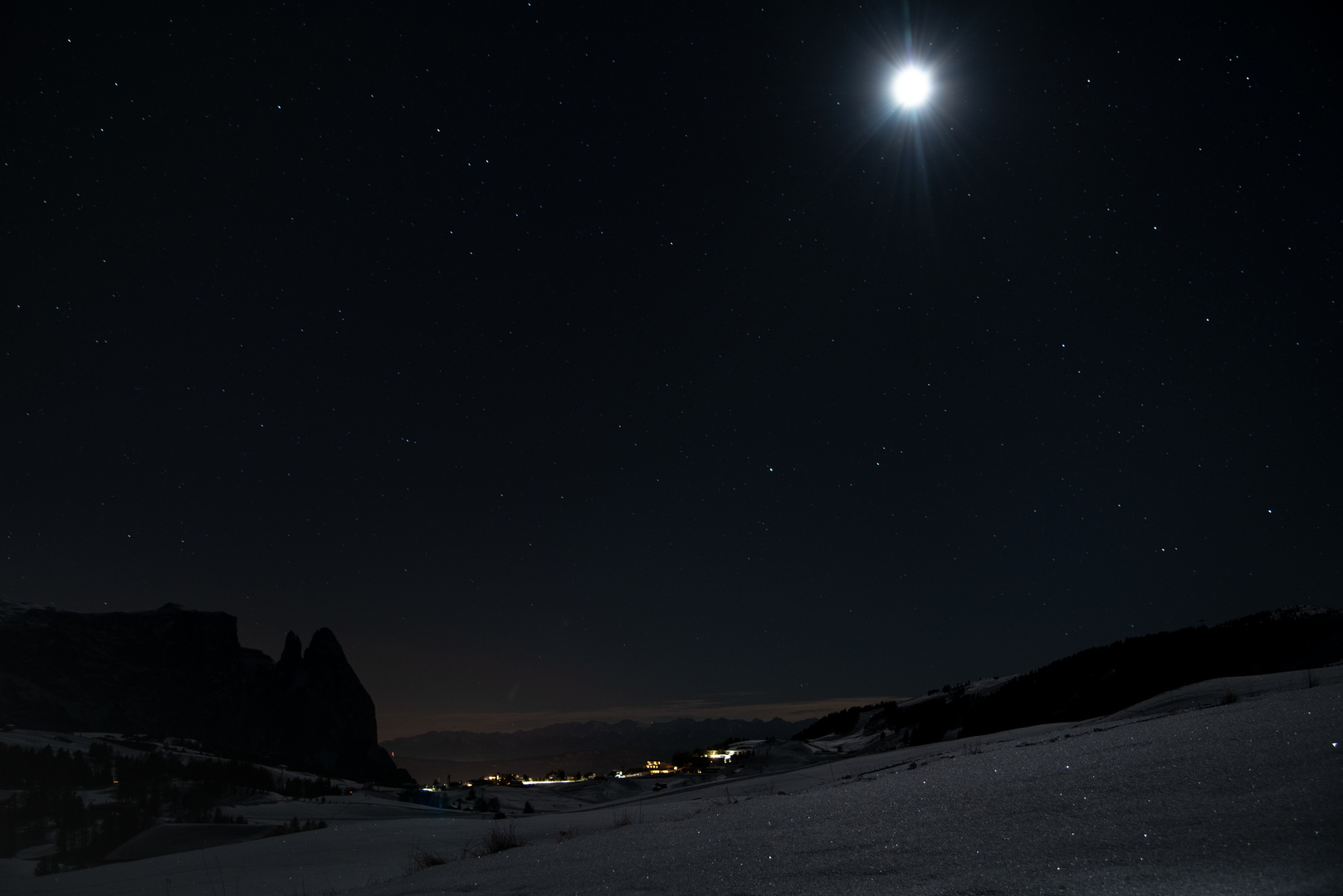 Vollmond in Erwartung der Finsternis/ Luna piena aspettando l'eclissi