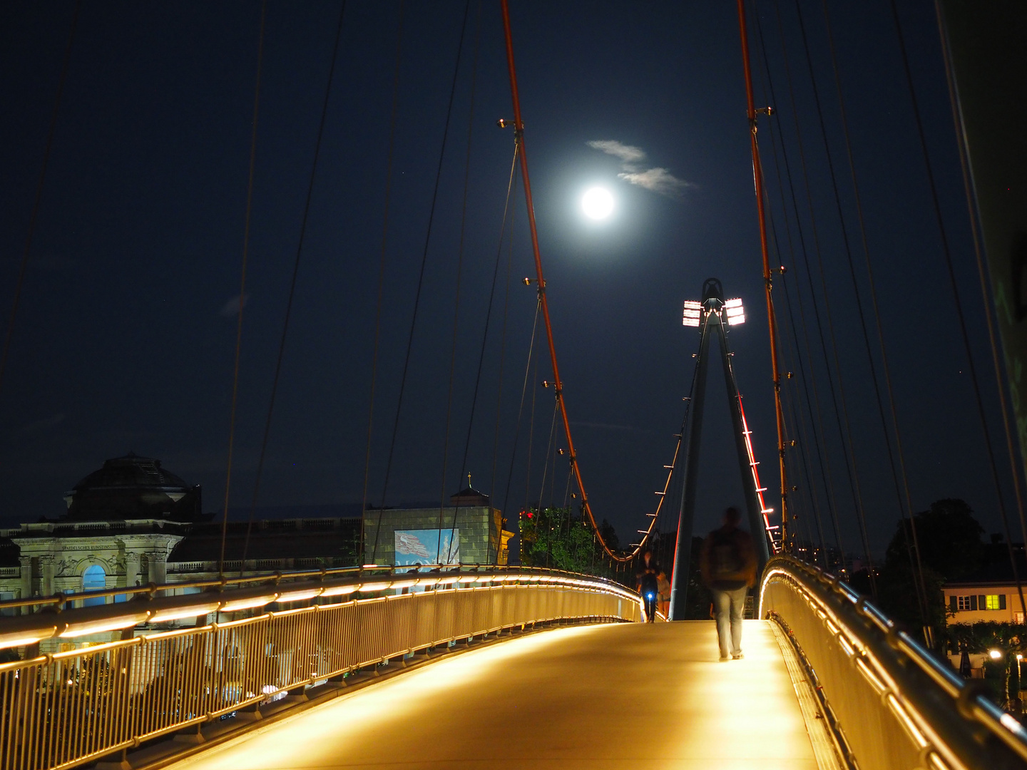 Vollmond in Frankfurt