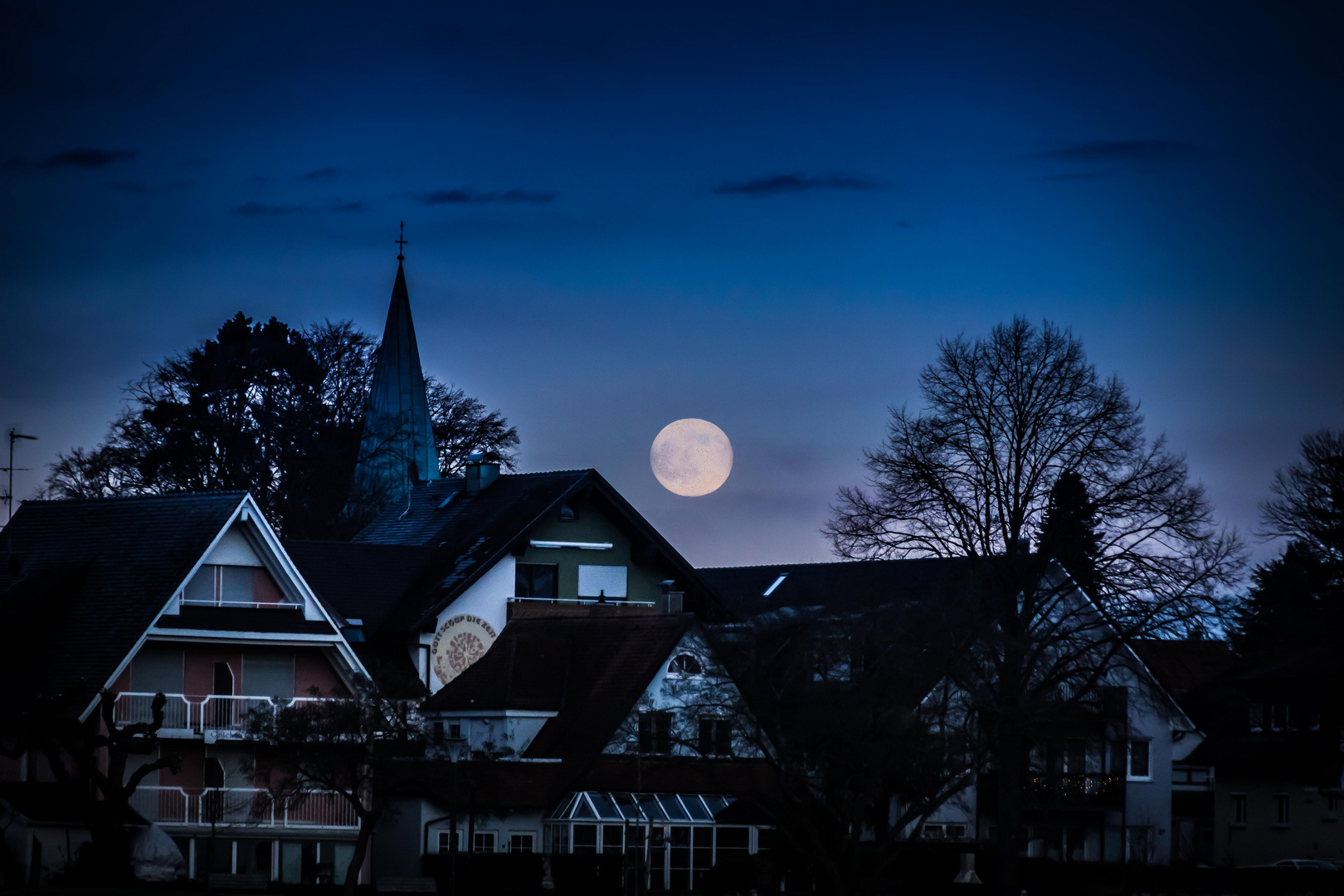 Vollmond in Langenargen