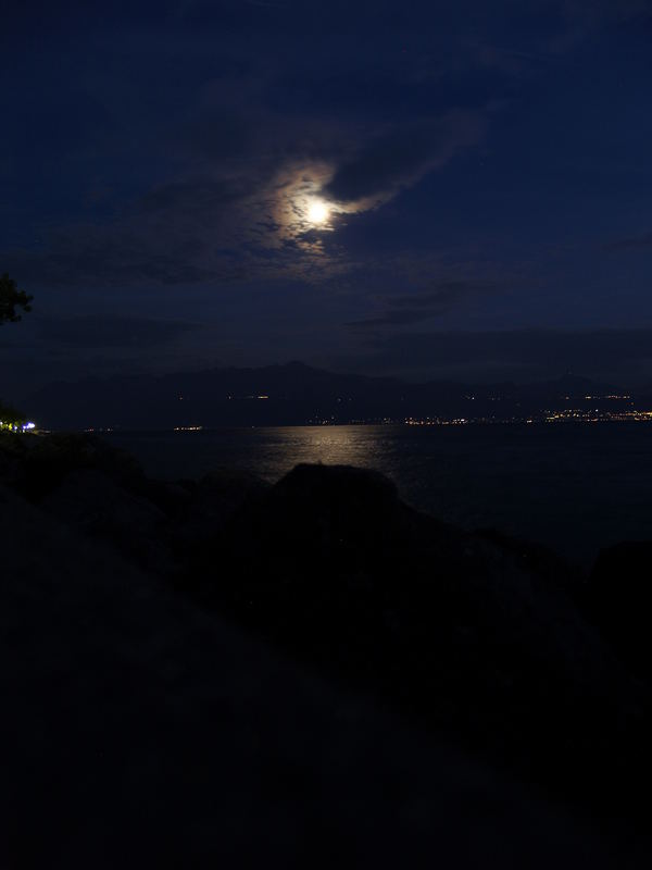 Vollmond in Lausanne