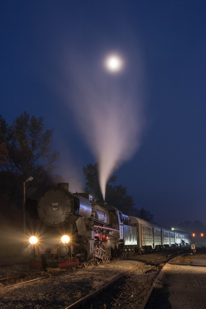 Vollmond in Limanowa