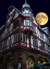 Vollmond in Marburg