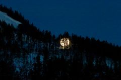 Vollmond in Norwegen