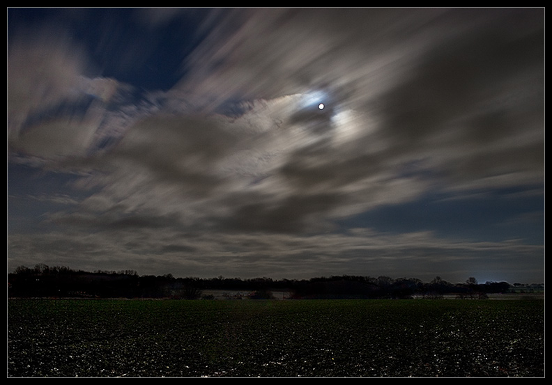 Vollmond in Schleswig-Holstein von Michael H. Heng