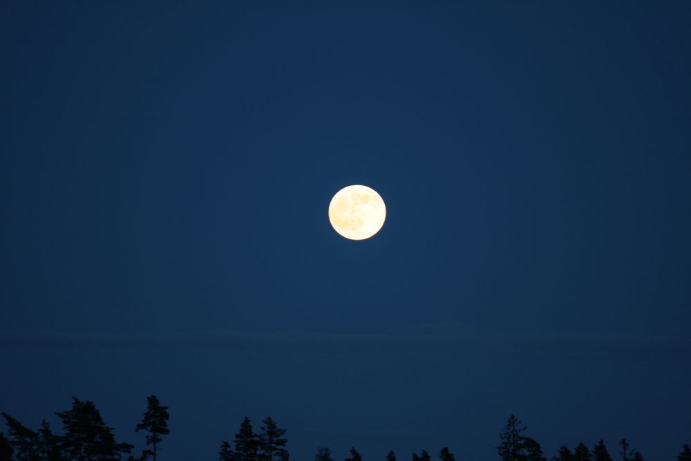 Vollmond in Schweden