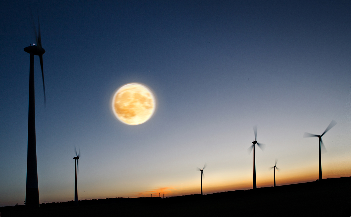 Vollmond in Wandlitz