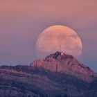 Vollmond mit Säntis