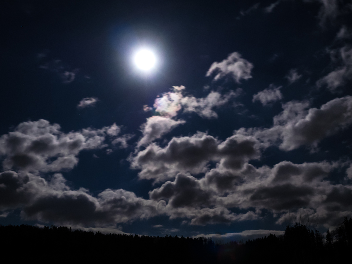 Vollmond Nacht 05.03.2015