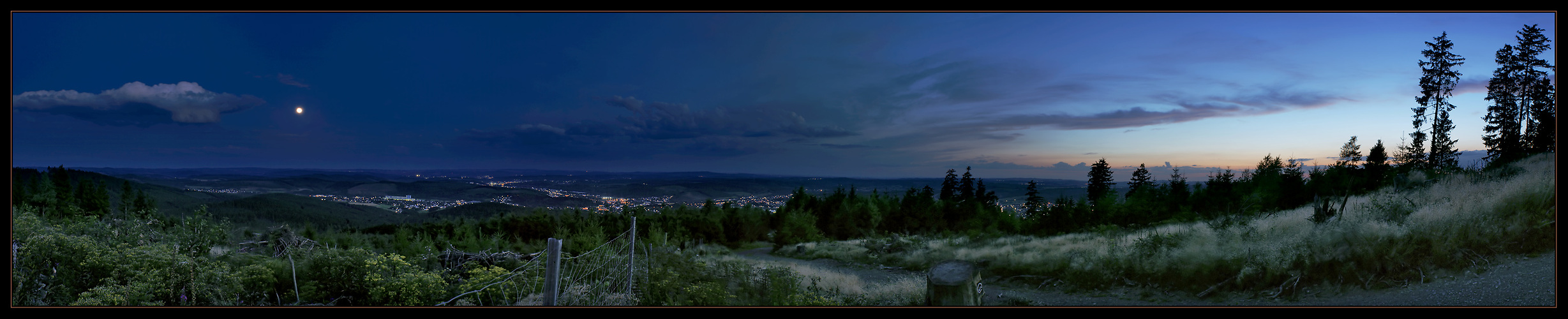 Vollmond-Nacht im Siegerland