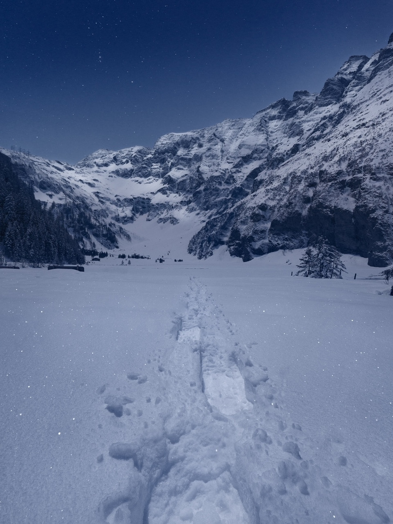 Vollmond Schneeschuhwanderung