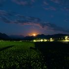 Vollmond trifft auf Zugspitze