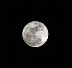 Vollmond über Alanya, Türkei