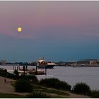 Vollmond über Blankenese