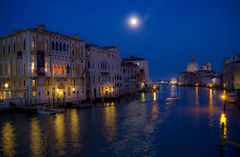 Vollmond über dem Canale Grande