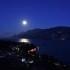 Vollmond über dem Gardasee